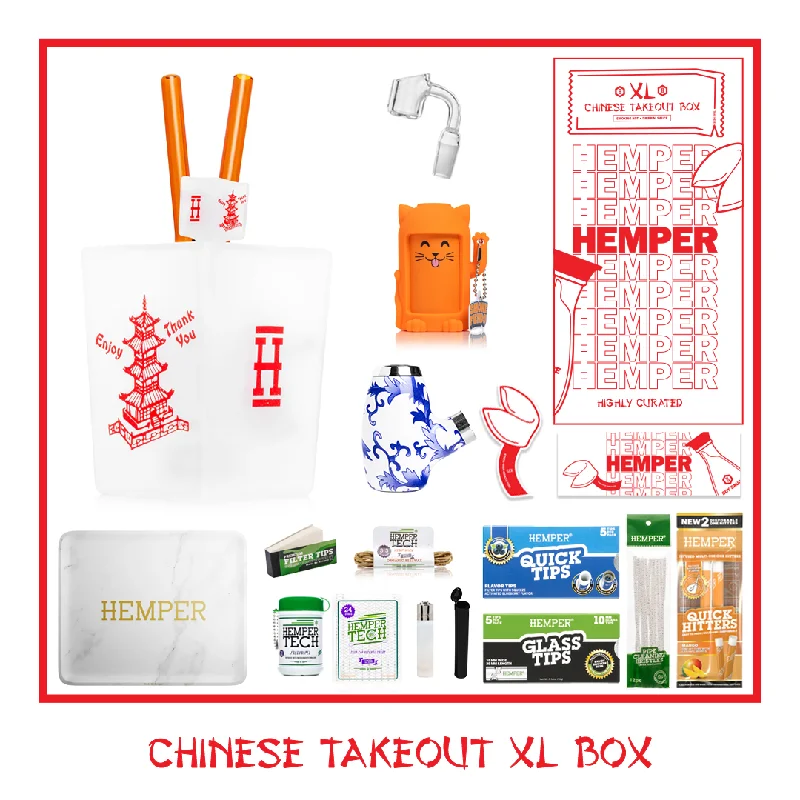 ---HEMPER - Chinese Takeout XL Bong Box