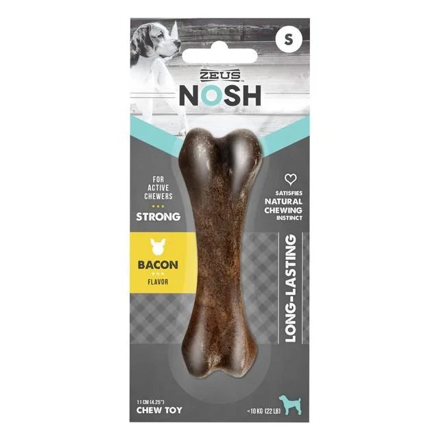 - Pet tear stain cleaning wipesZeus Nosh Strong Chew Bone Bacon Flavour