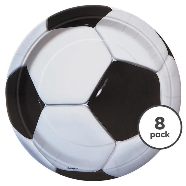 - Organic cotton dog bibsFootball 23cm Paper Party Plates    8 per pack