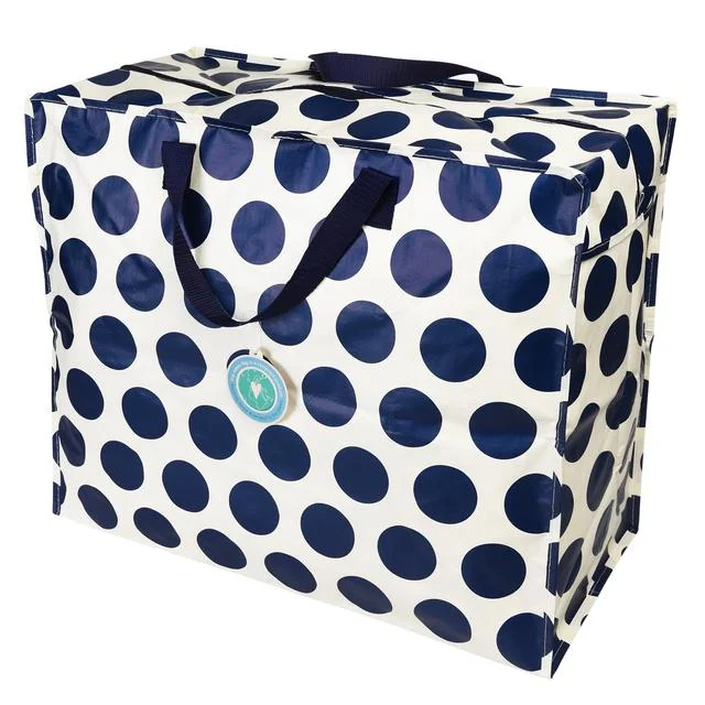 - Automatic temperature adjustment cat bedRex London Navy on White Spotlight Jumbo Storage Bag