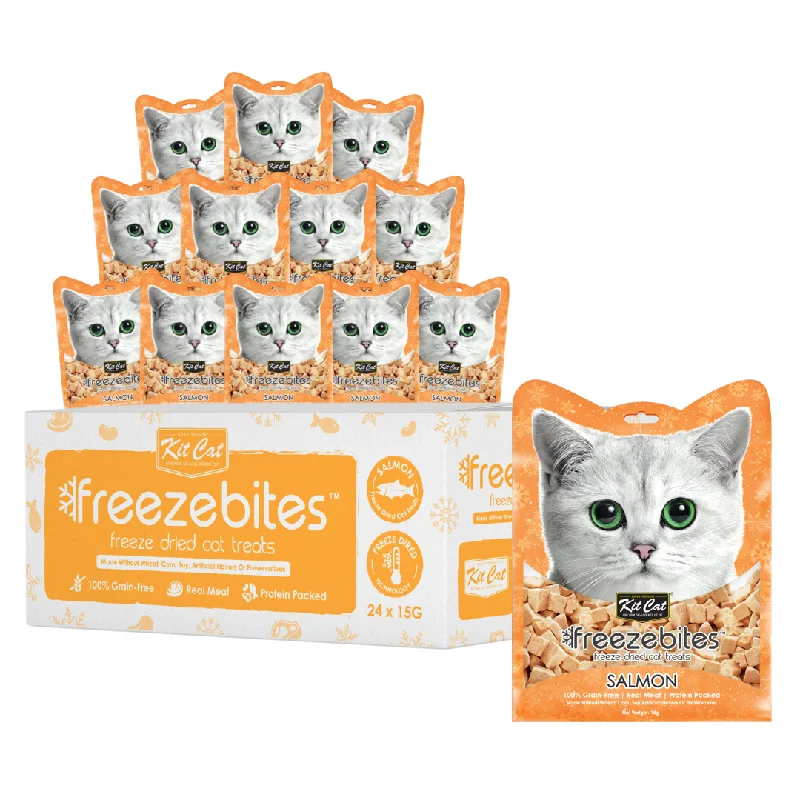    - Digestive care cat food  [CTN OF 24] Kit Cat Freeze Bites Cat Treat - Salmon (15g)