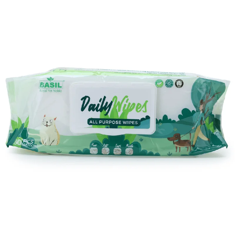 ### Cat accessoriesBasil All Purpose Wet Wipes (18x20 cm)